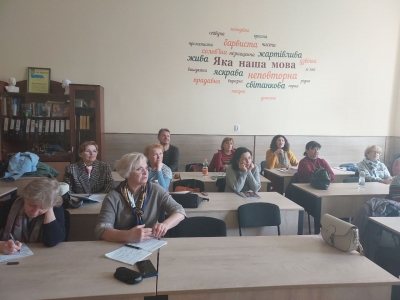 У Розмовному клубі для внутрішньо переміщених осіб &laquo;Слово&raquo; говорять, співають, творять і мріють по-українському